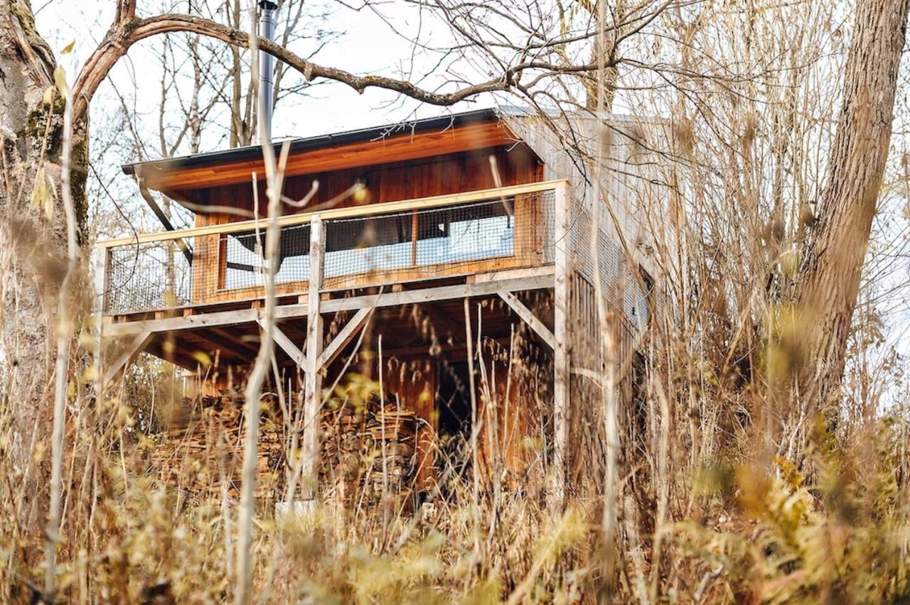 Tri Domky - Tiny Houses Depoltice Buitenkant foto