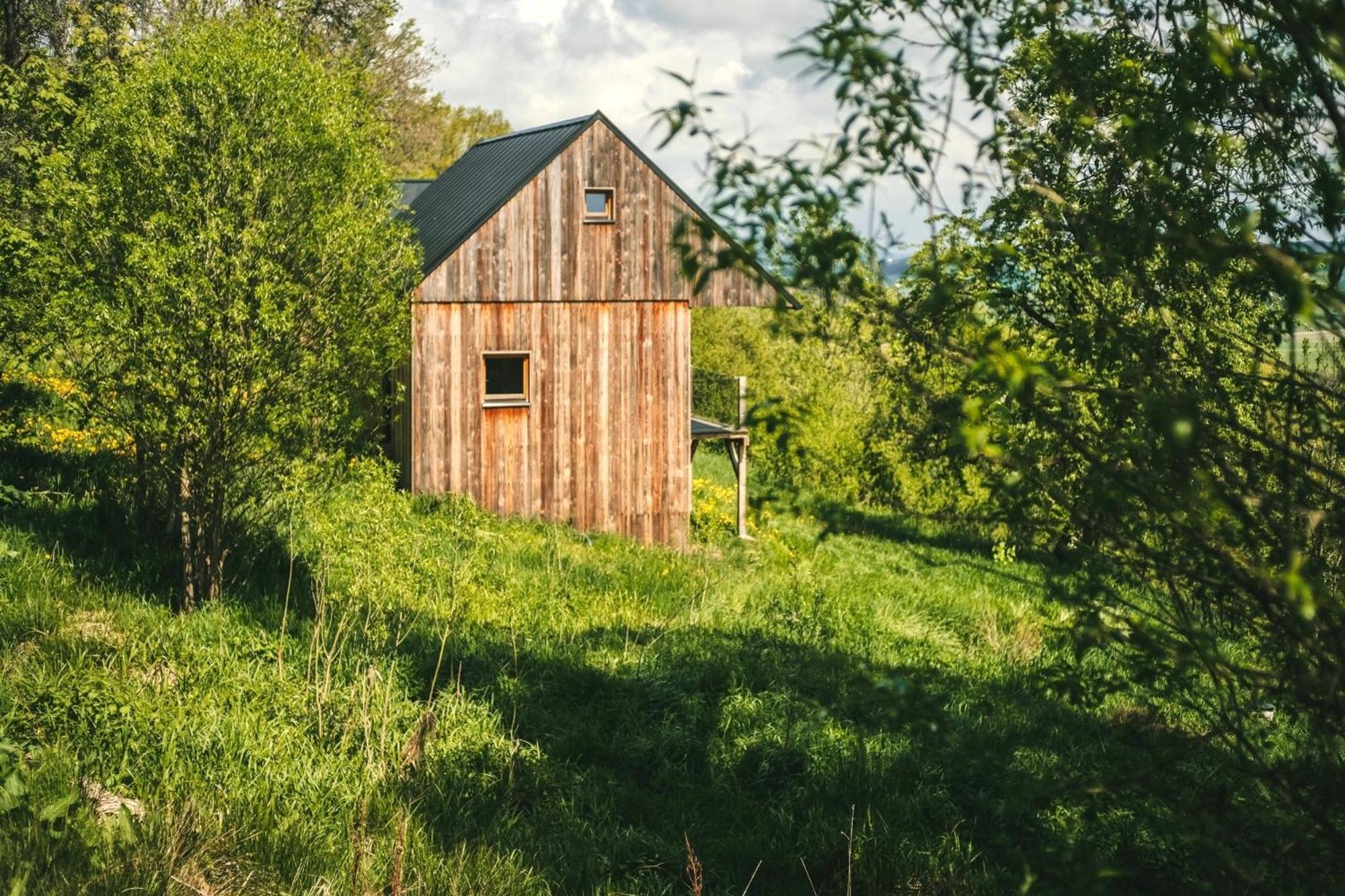 Tri Domky - Tiny Houses Depoltice Buitenkant foto
