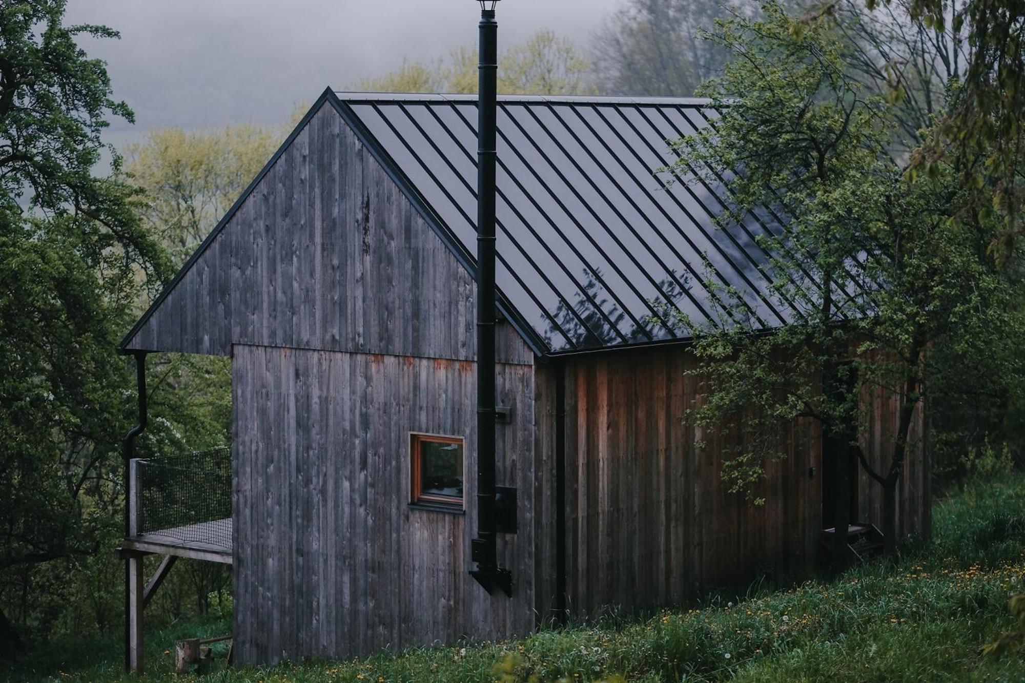 Tri Domky - Tiny Houses Depoltice Buitenkant foto