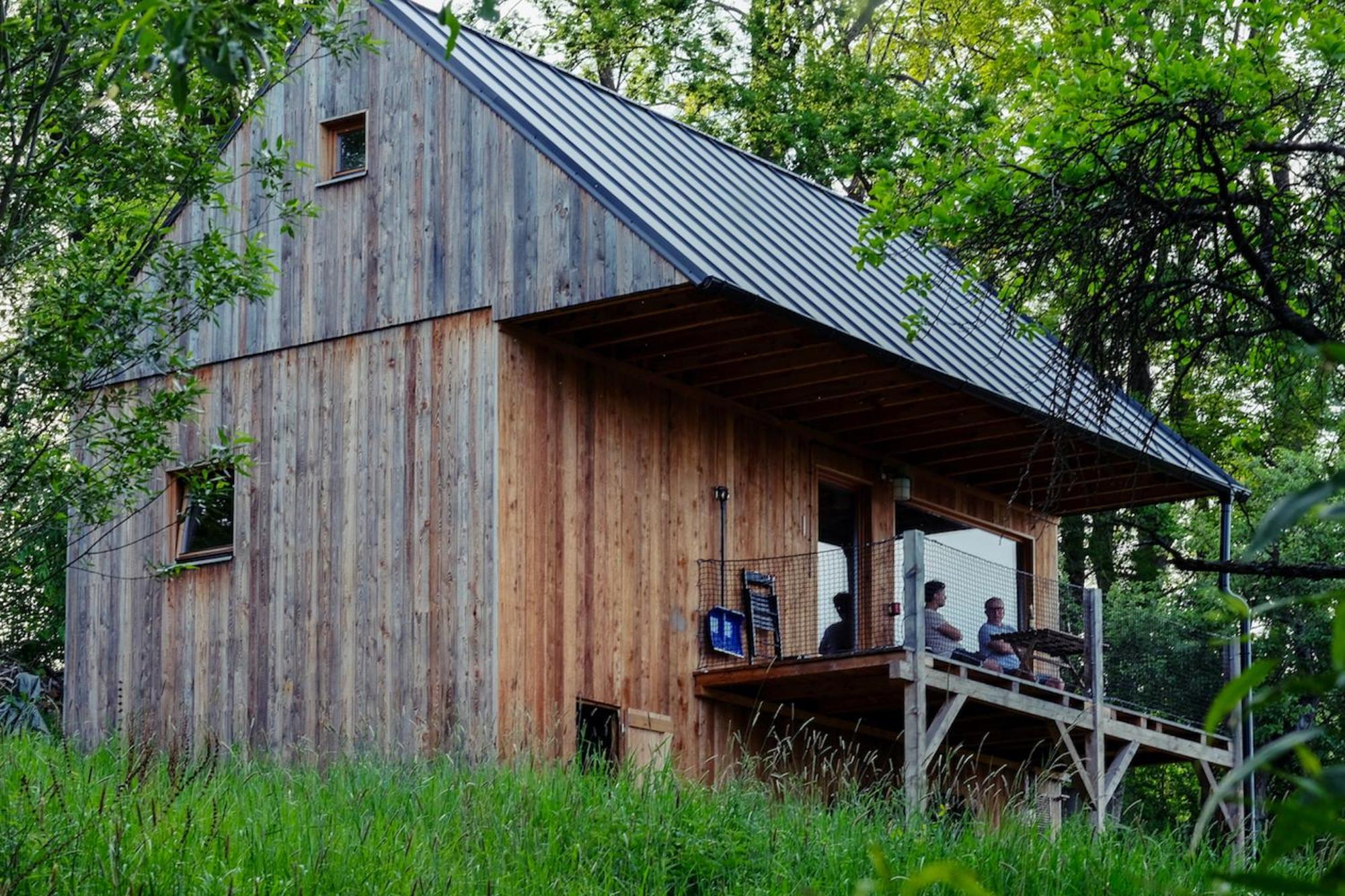 Tri Domky - Tiny Houses Depoltice Buitenkant foto