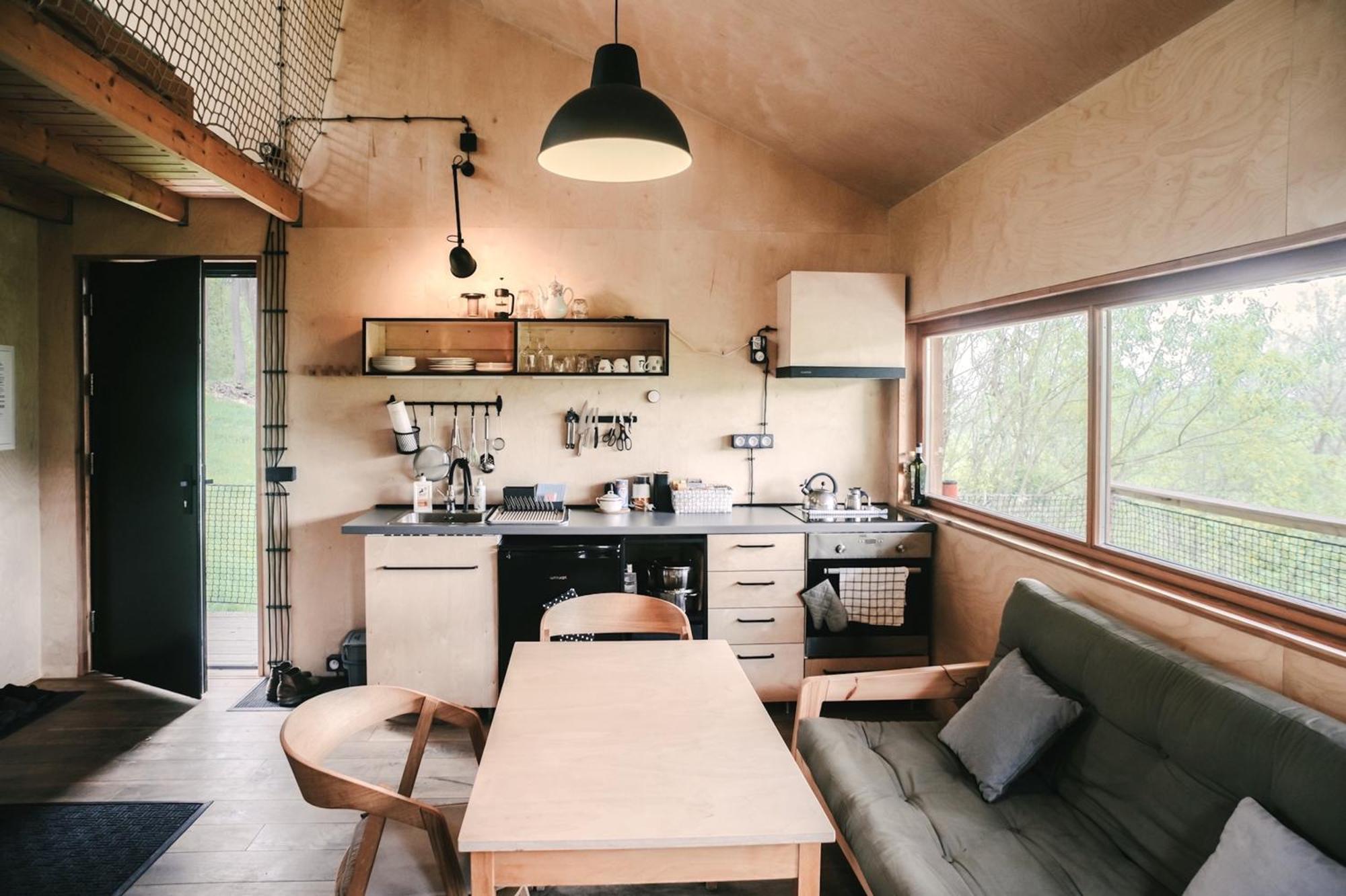 Tri Domky - Tiny Houses Depoltice Buitenkant foto
