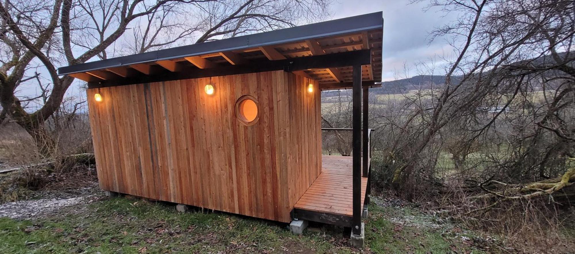 Tri Domky - Tiny Houses Depoltice Buitenkant foto